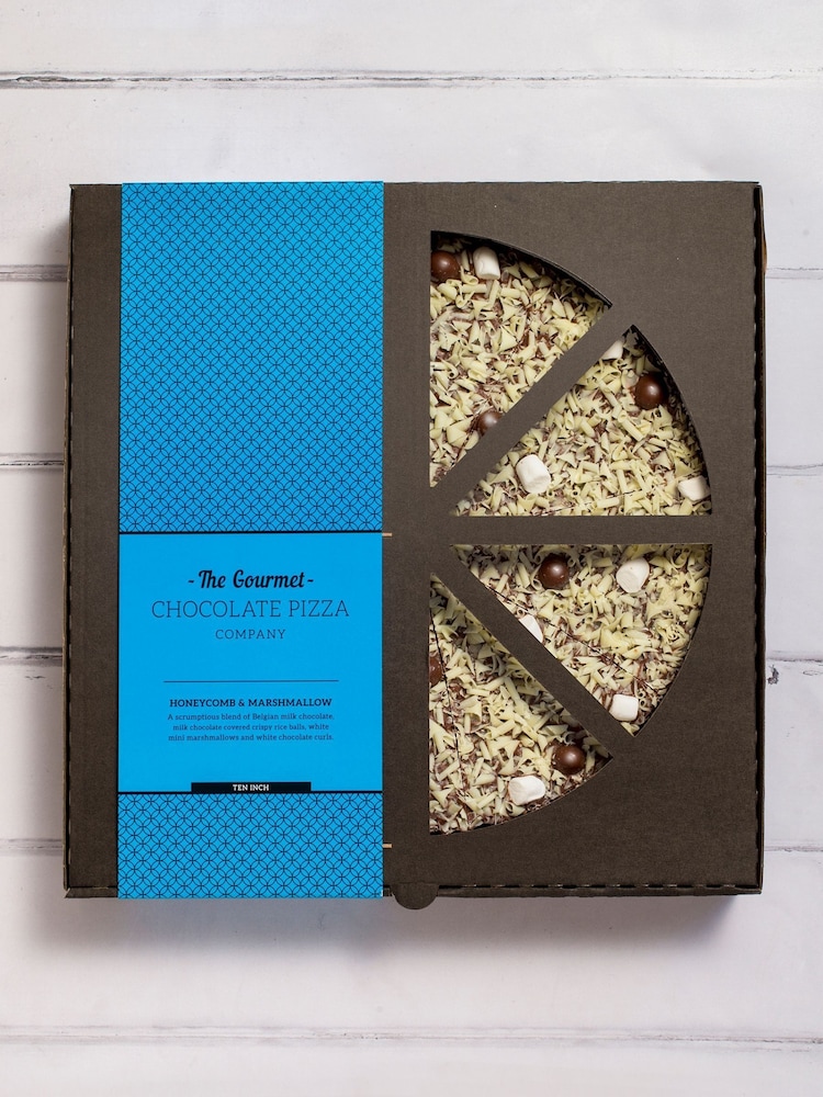 The Gourmet Chocolate Pizza Co Honeycomb Marshmallow 10 Inch Chocolate Pizza - Image 2 of 3