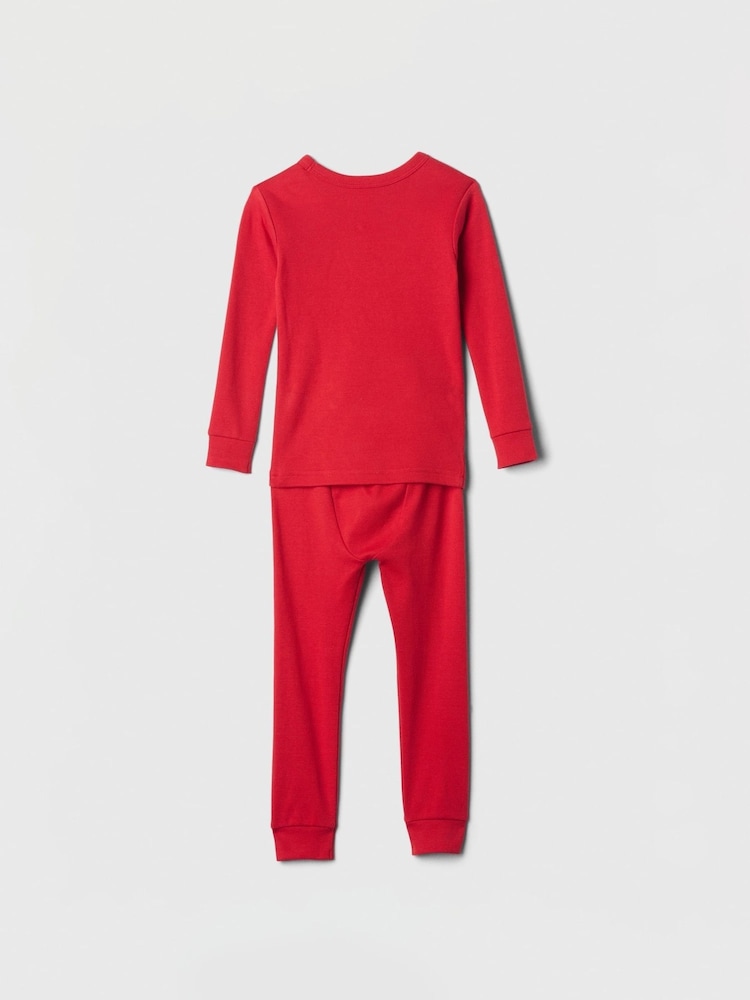 Gap Red Firefighter Cotton Long Sleeve Pyjamas (6mths-5yrs) - Image 2 of 3 Gap Red Firefighter Cotton Long Sleeve Pyjamas (6mths-5yrs) - Image 2 of 3