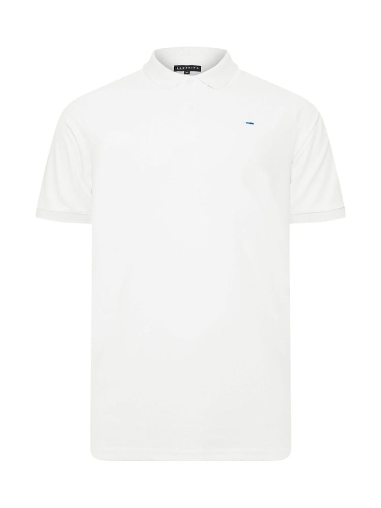 BadRhino Big & Tall White Pique Polo Shirt - Image 2 of 2