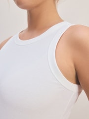 Black/White High Neck Vests 2 Pack - Image 5 of 10