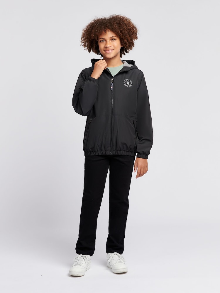 U.S. Polo Assn. Black Fleece Lined Boys Windcheater - Image 3 of 12
