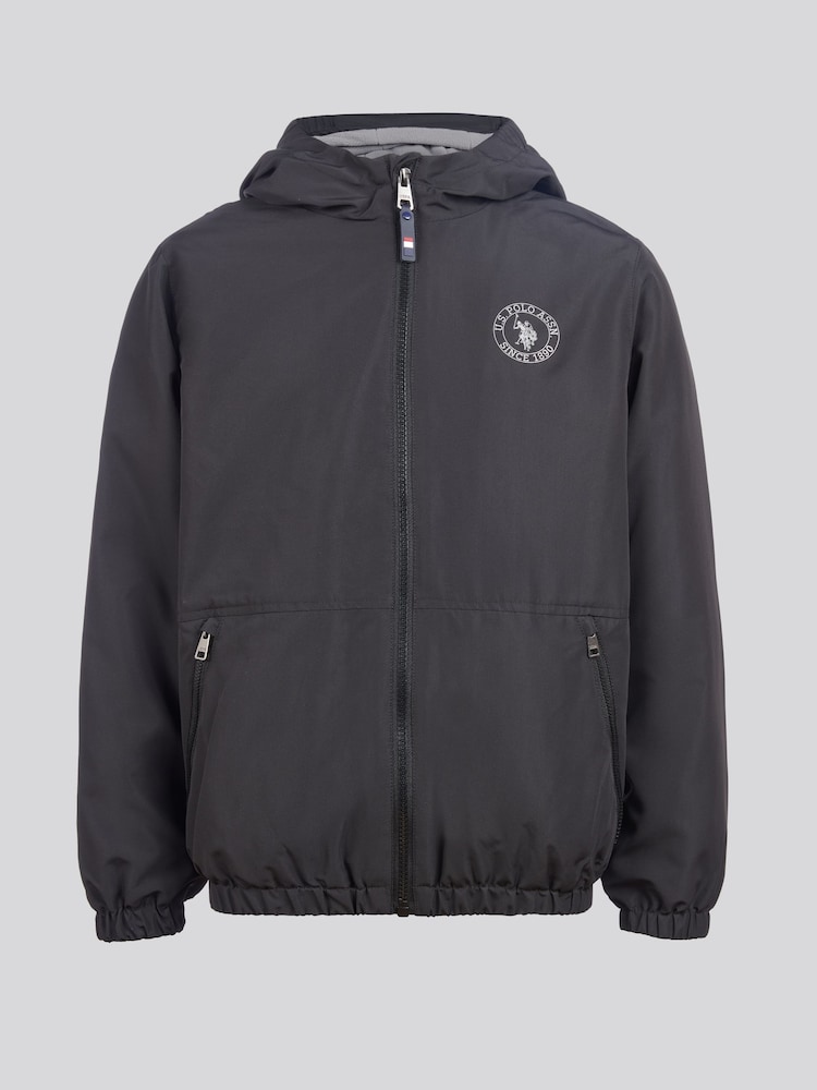 U.S. Polo Assn. Black Fleece Lined Boys Windcheater - Image 7 of 12