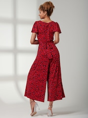 Jolie Moi Jumpsuit mit Animalprint und Hosenrock - Bild 2 von 6