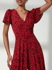 Jolie Moi Jumpsuit mit Animalprint und Hosenrock - Bild 3 von 6