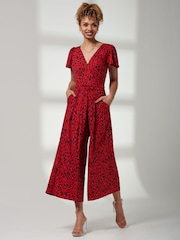Jolie Moi Jumpsuit mit Animalprint und Hosenrock - Bild 5 von 6