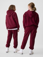 Bordeauxrood - Gap Athletic hoodie met logo (4 - 13 jr) - Image 2 of 5