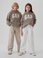 Gap Brown Athletic Logo Hoodie (4-13yrs) - Image 1 of 5