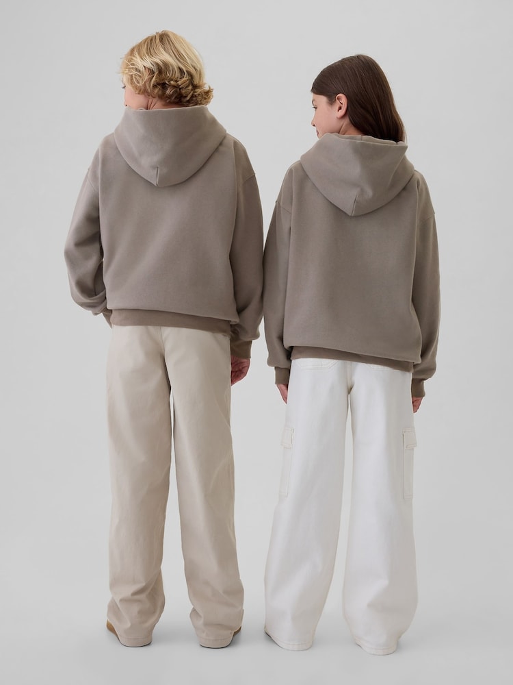 Gap Brown Athletic Logo Hoodie (4-13yrs) - Image 2 of 5