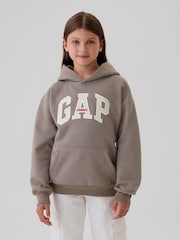 Gap Brown Athletic Logo Hoodie (4-13yrs) - Image 4 of 5
