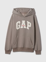 Gap Brown Athletic Logo Hoodie (4-13yrs) - Image 5 of 5