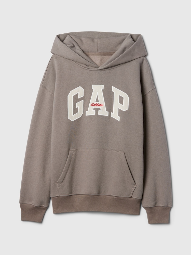Gap Brown Athletic Logo Hoodie (4-13yrs) - Image 5 of 5