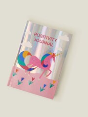 Angels By Accessorize Pink Girls Unicorn Positivity Journal - Image 1 of 2