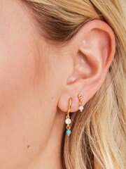 Accessorize Tone 14ct Iskrice Stud Hoop uhani - Slika 1 iz 2