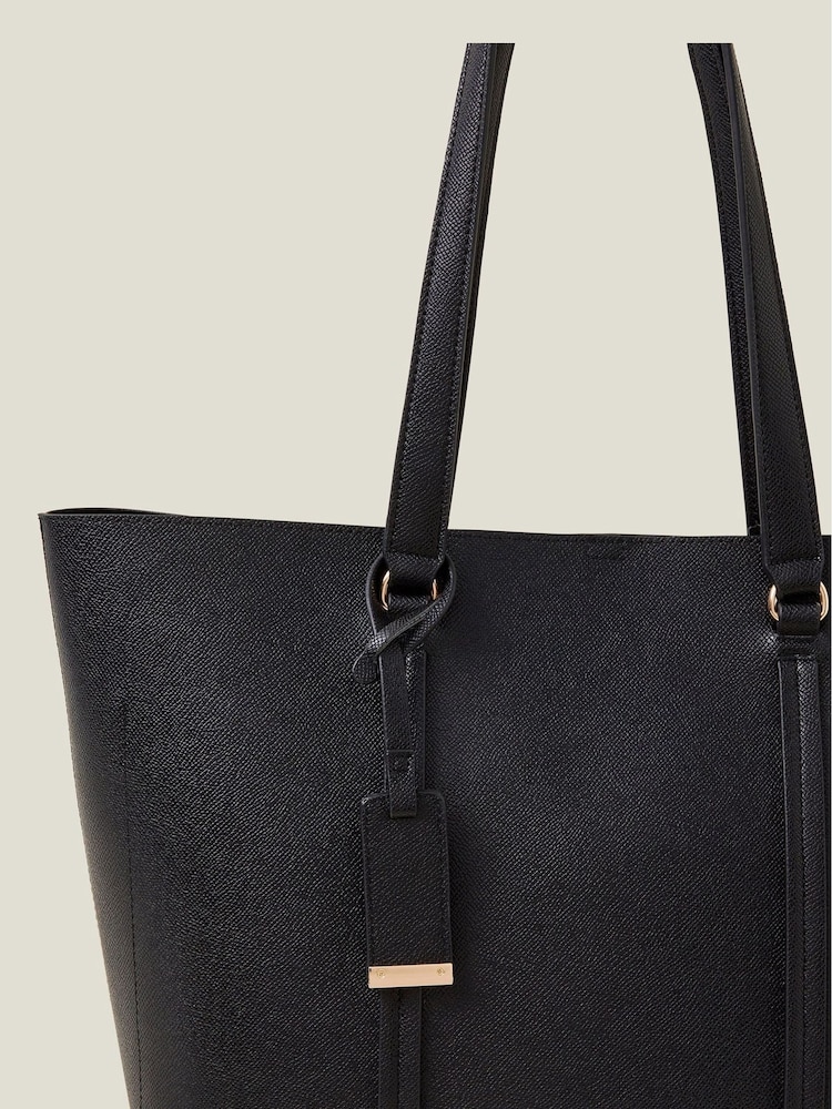 Accessorize Black Classic Large Tote Bag - Image 2 of 2