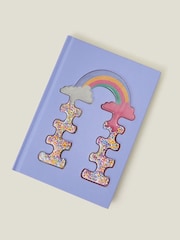 Angels By Accessorize Blue Girls Rainbow Shakey Notebook - Image 1 of 2