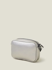 Accessorize Silver Small Twist Lock Crossbody Bag - Image 2 of 4