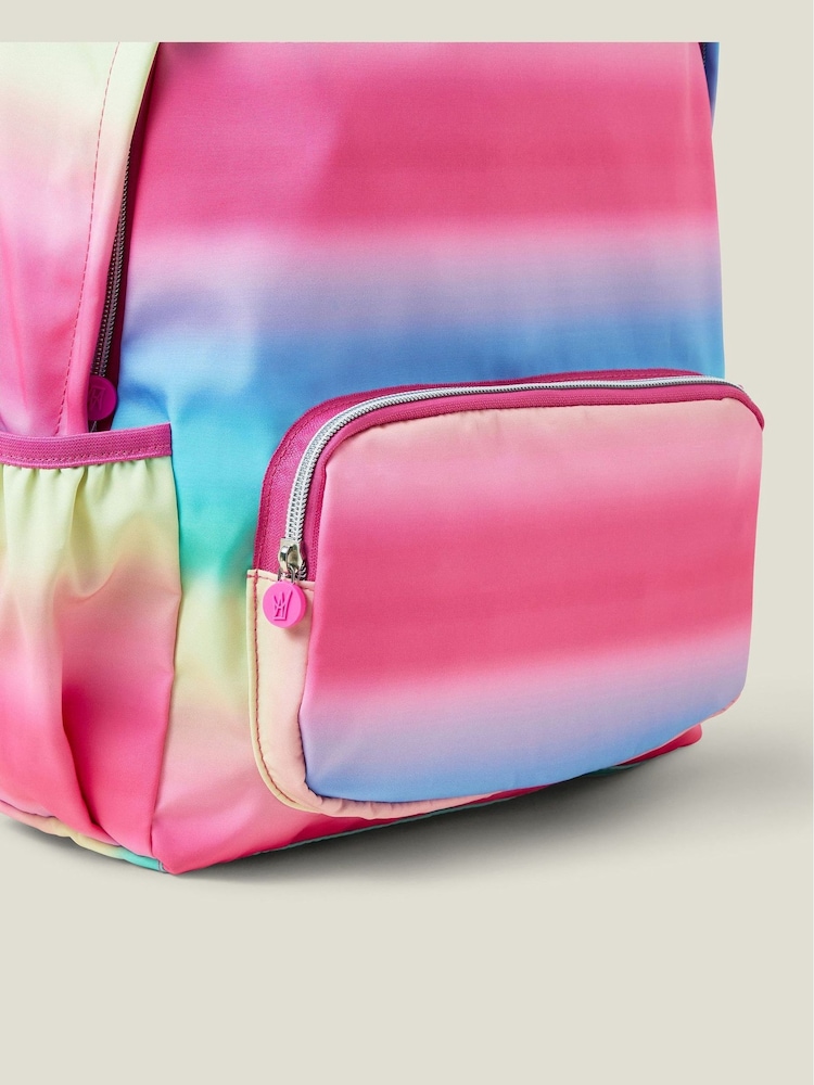 Angels By Accessorize Pink Girls Large Ombre Backpack - Image 2 of 2
