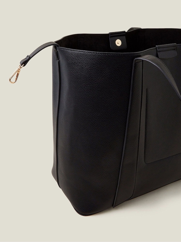 Accessorize Black Large Shoulder Bag - Image 3 of 3