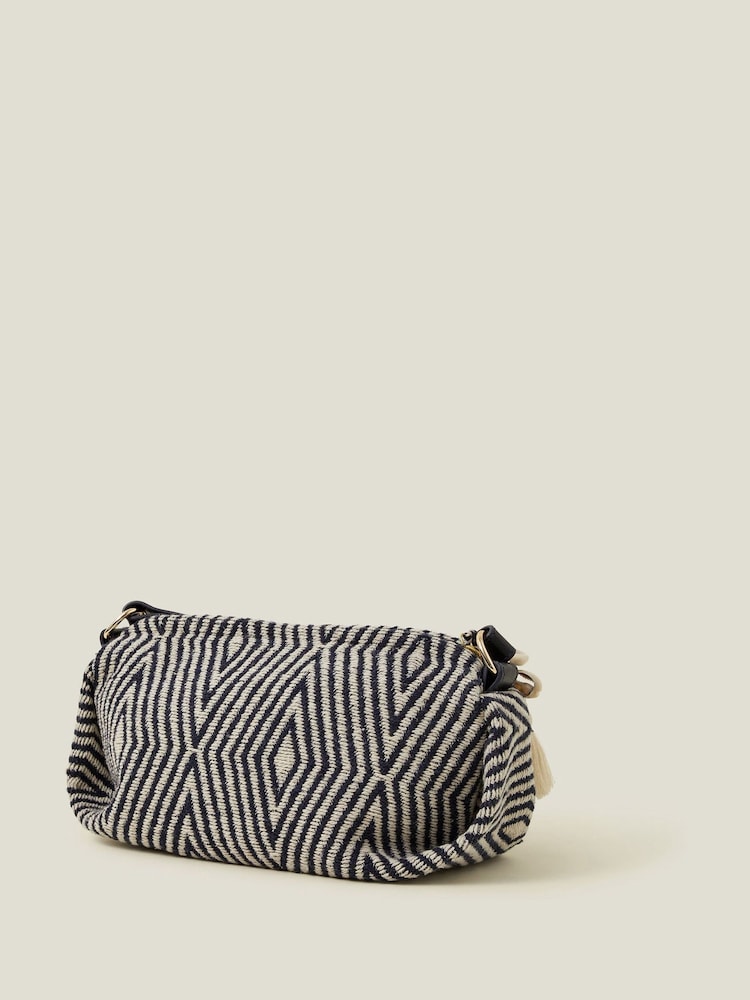 Accessorize Blue Geometric Cross-Body Bag - Image 3 of 3