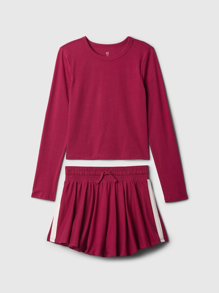 Gap Red Skort & Shirt Outfit Set (4-13yrs) - Image 4 of 4