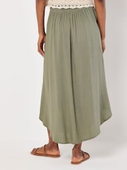 Apricot Green Coconut Raw Edge Belt Skirt - Image 2 of 4
