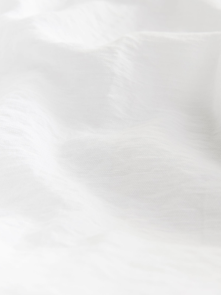 White Puff Sleeve Off Shoulder Midi Dress - Image 10 of 11