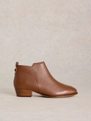 Marrón - Botines de cuero Willow de White Stuff - Imagen 1 de 4