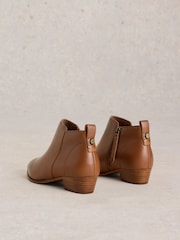 Marrón - Botines de cuero Willow de White Stuff - Imagen 3 de 4