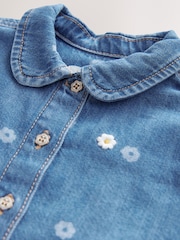 Denim Lightwash Daisy Corduroy 100% Cotton Jeans (3mths-7yrs) - Image 6 of 7
