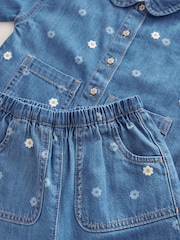 Denim Lightwash Daisy Corduroy 100% Cotton Jeans (3mths-7yrs) - Image 7 of 7