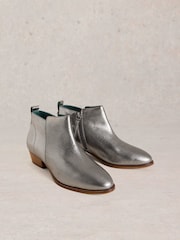 White Stuff Metallic Willow Leather Ankle Boots - Image 2 of 4
