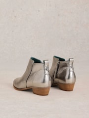 White Stuff Metallic Willow Leather Ankle Boots - Image 3 of 4