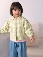 Green Gingham Shirt & Denim Trousers Set (3mths-7yrs) - Image 3 of 10