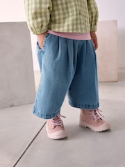 Green Gingham Shirt & Denim Trousers Set (3mths-7yrs) - Image 4 of 10