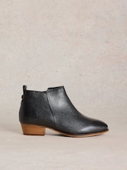 White Stuff Black Willow Leather Ankle Boots - Image 1 of 4