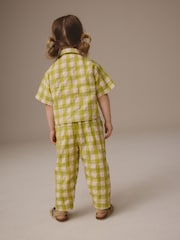Green/Pink Shirt And Trouser Co-Ord Set (3mths-8yrs) - Image 3 of 8