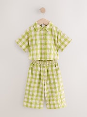 Green/Pink Shirt And Trouser Co-Ord Set (3mths-8yrs) - Image 5 of 8
