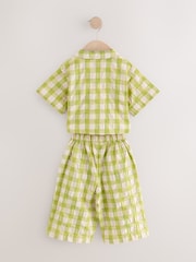 Green/Pink Shirt And Trouser Co-Ord Set (3mths-8yrs) - Image 6 of 8