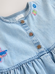 Denim Embroidered Relaxed Summer Dress (3mths-8yrs) - Image 8 of 8