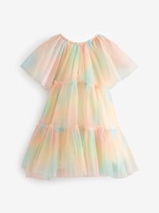 Rainbow Tiered Mesh Party Dress (3mths-10yrs) - Image 6 of 8