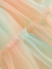 Rainbow Tiered Mesh Party Dress (3mths-10yrs) - Image 7 of 8