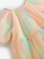 Rainbow Tiered Mesh Party Dress (3mths-10yrs) - Image 8 of 8