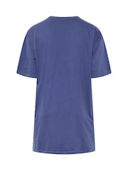 Yours Curve Blue Sleep T-Shirt Nightdress - Image 6 of 6