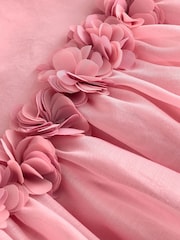 Rosa - Girl Flower Print Corsage Dress (3mths-8yrs) - Bilde 7 av 9