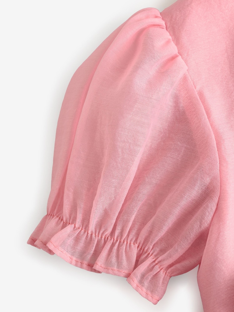 Pink - Mädchenkleid mit Blumen-Print und Corsage (3Monate–8Jahre) - Bild 9 von 9 Pink - Mädchenkleid mit Blumen-Print und Corsage (3Monate–8Jahre) - Bild 9 von 9