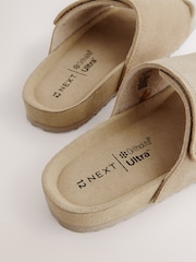 Neutral Suede Adjustable Sliders - Image 3 of 5