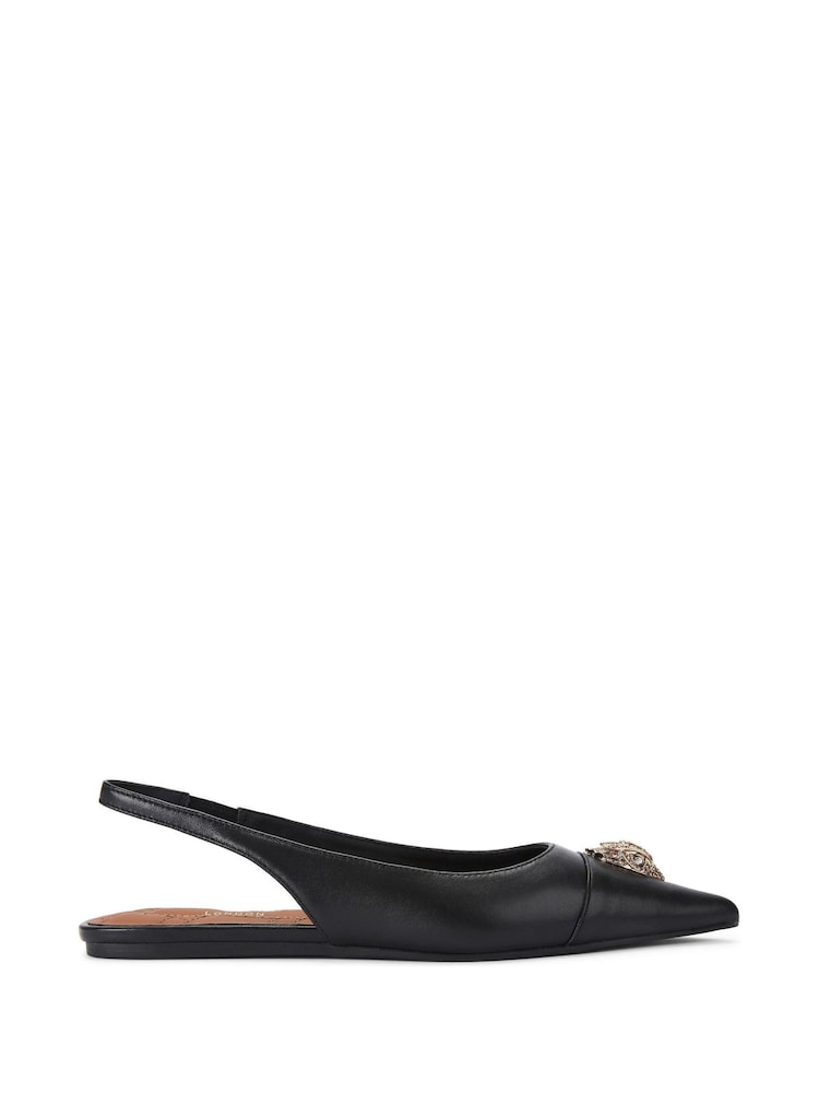 Kurt Geiger London Belgravia Flat Slingback Shoes - Image 1 of 5 Kurt Geiger London Belgravia Flat Slingback Shoes - Image 1 of 5