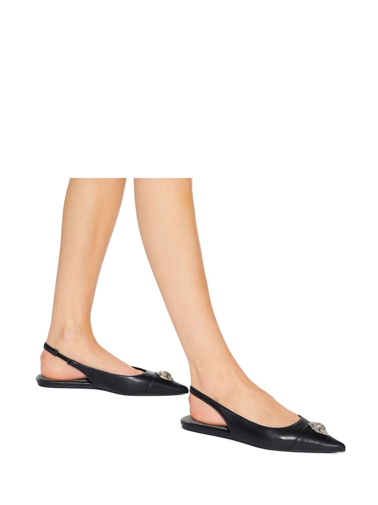 Kurt Geiger London Belgravia Flat Slingback Shoes - Image 5 of 5 Kurt Geiger London Belgravia Flat Slingback Shoes - Image 5 of 5