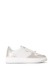 Carvela Charm Embellished White Trainers - Image 2 of 5