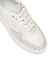 Carvela Charm Embellished White Trainers - Image 5 of 5